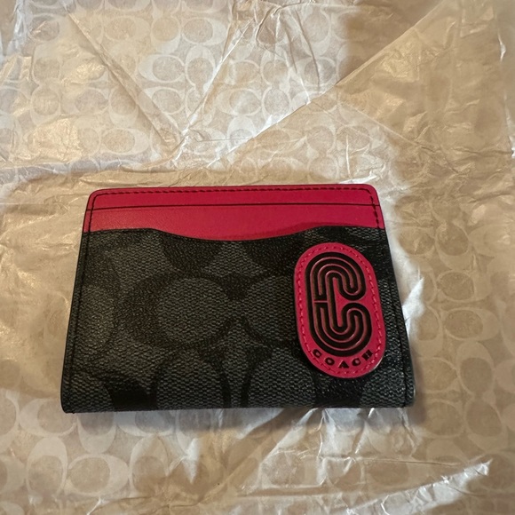 Coach Bags New Coach Card Case In Colorblock Signature
